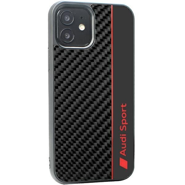 Audi Carbon Fiber Stripe Case цена и информация | Telefoni kaaned, ümbrised | kaup24.ee