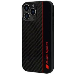 Audi Carbon Fiber Stripe Case hind ja info | AUDI Mobiiltelefonid, foto-, videokaamerad | kaup24.ee