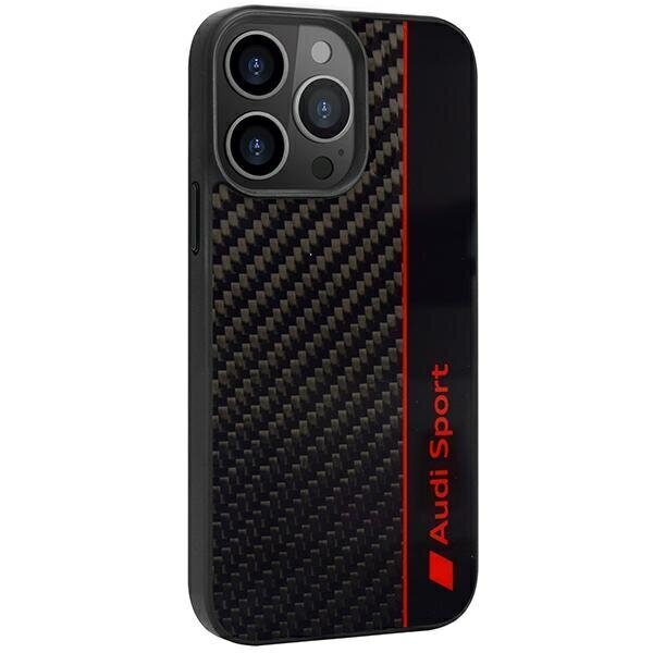 Audi Carbon Fiber Stripe Case hind ja info | Telefoni kaaned, ümbrised | kaup24.ee