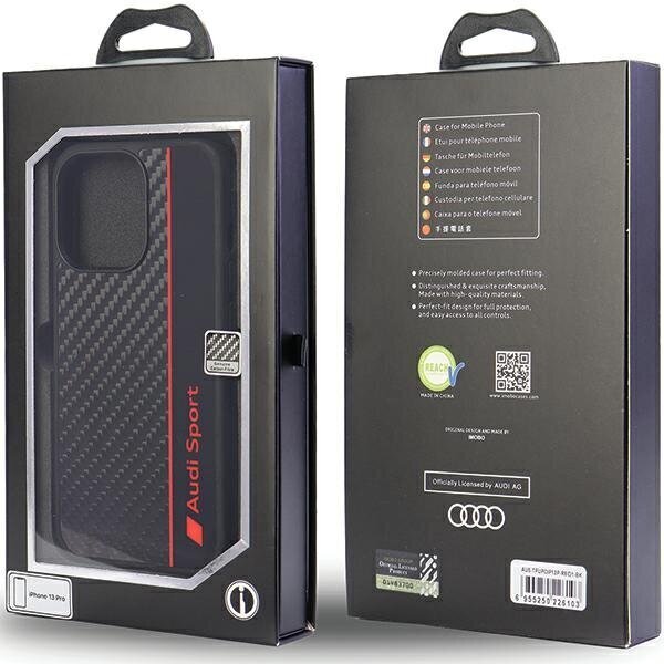 Audi Carbon Fiber Stripe Case hind ja info | Telefoni kaaned, ümbrised | kaup24.ee