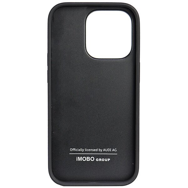 Audi Genuine Leather iPhone 14 Pro 6.1" black hardcase AU-TPUPCIP14P-Q8|D1-BK hind ja info | Telefoni kaaned, ümbrised | kaup24.ee