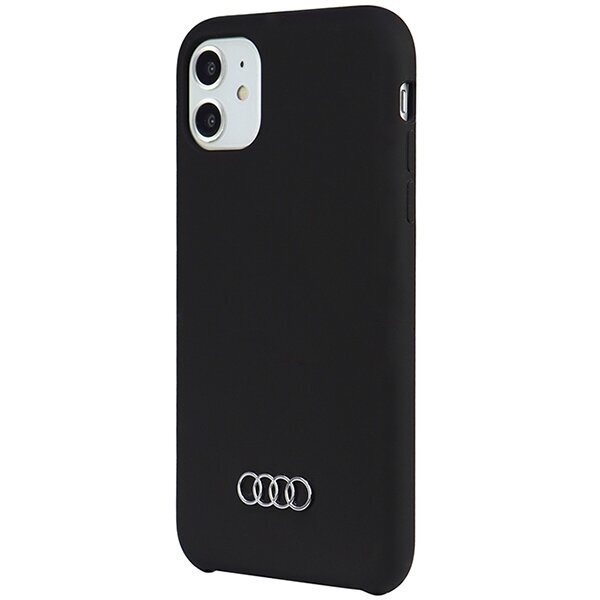 Audi Silicone Case iPhone 11 | XR 6.1" black hardcase AU-LSRIP11-Q3|D1-BK цена и информация | Telefoni kaaned, ümbrised | kaup24.ee