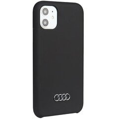 Audi Silicone Case iPhone 11 | XR 6.1" black hardcase AU-LSRIP11-Q3|D1-BK цена и информация | Чехлы для телефонов | kaup24.ee