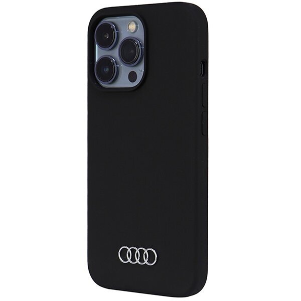 Audi Silicone Case iPhone 13 Pro | 13 6.1" black hardcase AU-LSRIP13P-Q3|D1-BK hind ja info | Telefoni kaaned, ümbrised | kaup24.ee