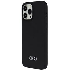 Audi Silicone Case iPhone 13 Pro Max 6.7" czarny|black hardcase AU-LSRIP13PM-Q3|D1-BK цена и информация | Чехлы для телефонов | kaup24.ee