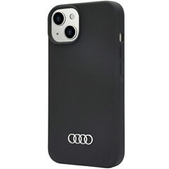 Audi Silicone Case iPhone 14 6.1" czarny|black hardcase AU-LSRIP14-Q3|D1-BK цена и информация | AUDI Мобильные телефоны, Фото и Видео | kaup24.ee