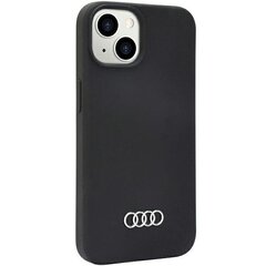 Audi Silicone Case iPhone 14 6.1" black hardcase AU-LSRIP14-Q3|D1-BK hind ja info | AUDI Mobiiltelefonid, foto-, videokaamerad | kaup24.ee