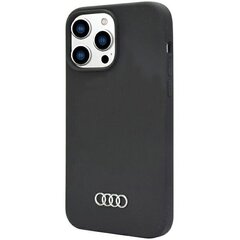 Audi Silicone Case iPhone 14 Pro 6.1" black hardcase AU-LSRIP14P-Q3|D1-BK цена и информация | Чехлы для телефонов | kaup24.ee