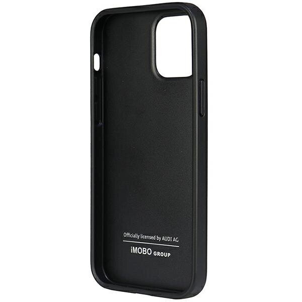 Audi Synthetic Leather iPhone 12|12 Pro 6.1" black hardcase AU-TPUPCIP12P-TT|D1-BK цена и информация | Telefoni kaaned, ümbrised | kaup24.ee