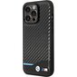 Etui BMW BMHCP13X22NBCK iPhone 13 Pro Max 6.7" black hardcase Leather Carbon цена и информация | Telefoni kaaned, ümbrised | kaup24.ee