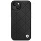 Etui BMW BMHCP14S22RQDK iPhone 14 6.1" black Leather Quilted цена и информация | Telefoni kaaned, ümbrised | kaup24.ee