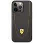 Ferrari FEHCP13LRGOG iPhone 13 Pro | 13 6.1" black hardcase Leather Curved Line цена и информация | Telefoni kaaned, ümbrised | kaup24.ee