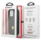 Ferrari FEHCP13LRGOG iPhone 13 Pro | 13 6.1" black hardcase Leather Curved Line цена и информация | Telefoni kaaned, ümbrised | kaup24.ee