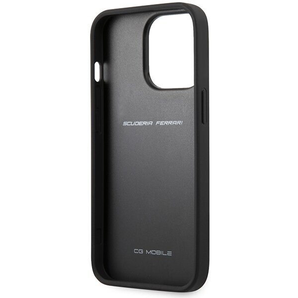 Ferrari FEHCP13LRGOG iPhone 13 Pro | 13 6.1" black hardcase Leather Curved Line hind ja info | Telefoni kaaned, ümbrised | kaup24.ee