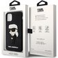 Karl Lagerfeld KLHCN613DRKINK iPhone 11 | XR 6.1" black hardcase Rubber Ikonik 3D цена и информация | Telefoni kaaned, ümbrised | kaup24.ee