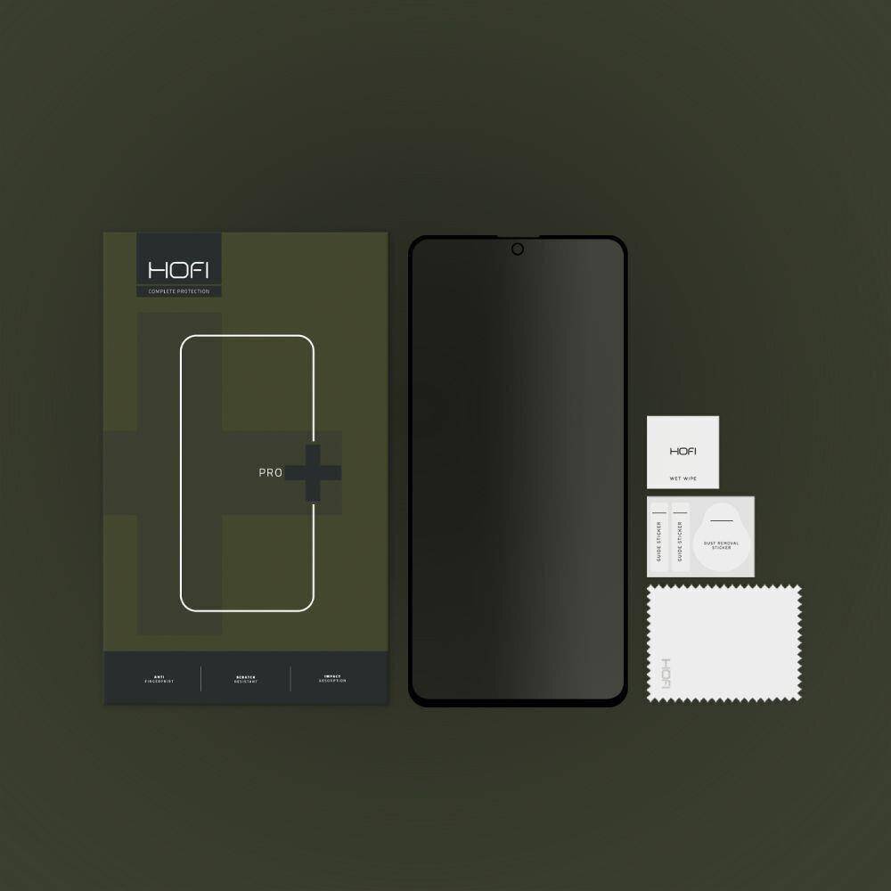 Kaitseklaas HOFI Anti SPY- Xiaomi Redmi Note 12 PRO / Poco 5X PRO 5G hind ja info | Ekraani kaitsekiled | kaup24.ee