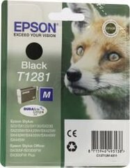 Оригинальные чернила Еpson c13t12814022, t1281, черный, 5.9 мл цена и информация | Картриджи для струйных принтеров | kaup24.ee