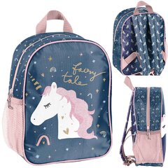 Lasteaia seljakott Paso Unicorn, sinine/roosa цена и информация | Школьные рюкзаки, спортивные сумки | kaup24.ee