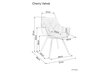 Söögitoolide komplekt Signal Cherry, 2 tooli, beež/must hind ja info | Söögilaua toolid, köögitoolid | kaup24.ee