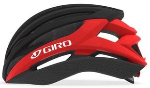 Jalgrattakiiver Giro Syntax, must/punane цена и информация | Шлемы | kaup24.ee