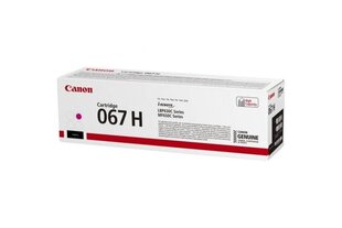 оригинальный тонер canon 067 h m, пурпурный, 2350p, высокой емкости, 5104c002, canon lbp631cdw, lbp633cdw, mf651cw, mf655cdw, mf657cdw, o цена и информация | Картриджи и тонеры | kaup24.ee