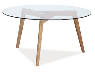 Кофейный столик Signal Oslo L2, коричневый цвет цена и информация | Журнальные столики | kaup24.ee
