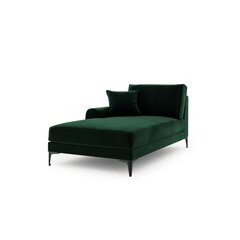 Кушетка Micadoni Home Larnite 1S-VL, темно-зеленый/черный цвет цена и информация | Диваны | kaup24.ee