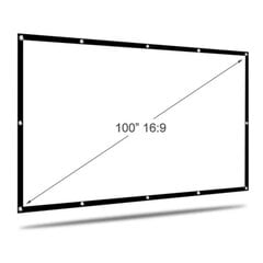 Экран для проектора iggual IGG318133 100&quot; цена и информация | Экраны для проекторов | kaup24.ee