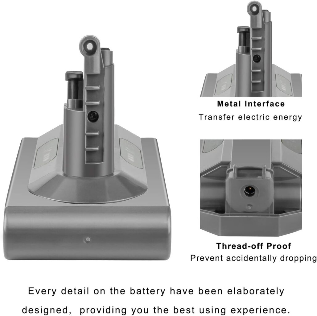 Aku elektrilisele tolmuimejale Exmate, 3000mAh, 25,2V, liitium hind ja info | Tolmuimejate akud | kaup24.ee