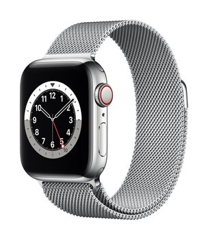 Defektiga toode. Nutikell Apple Watch Series 6 (40mm) GPS + LTE : Silver/Milanese Loop hind ja info | Defektiga tooted | kaup24.ee