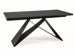 Обеденный стол Signal Westin Ceramic, черный цвет цена и информация | Кухонные и обеденные столы | kaup24.ee