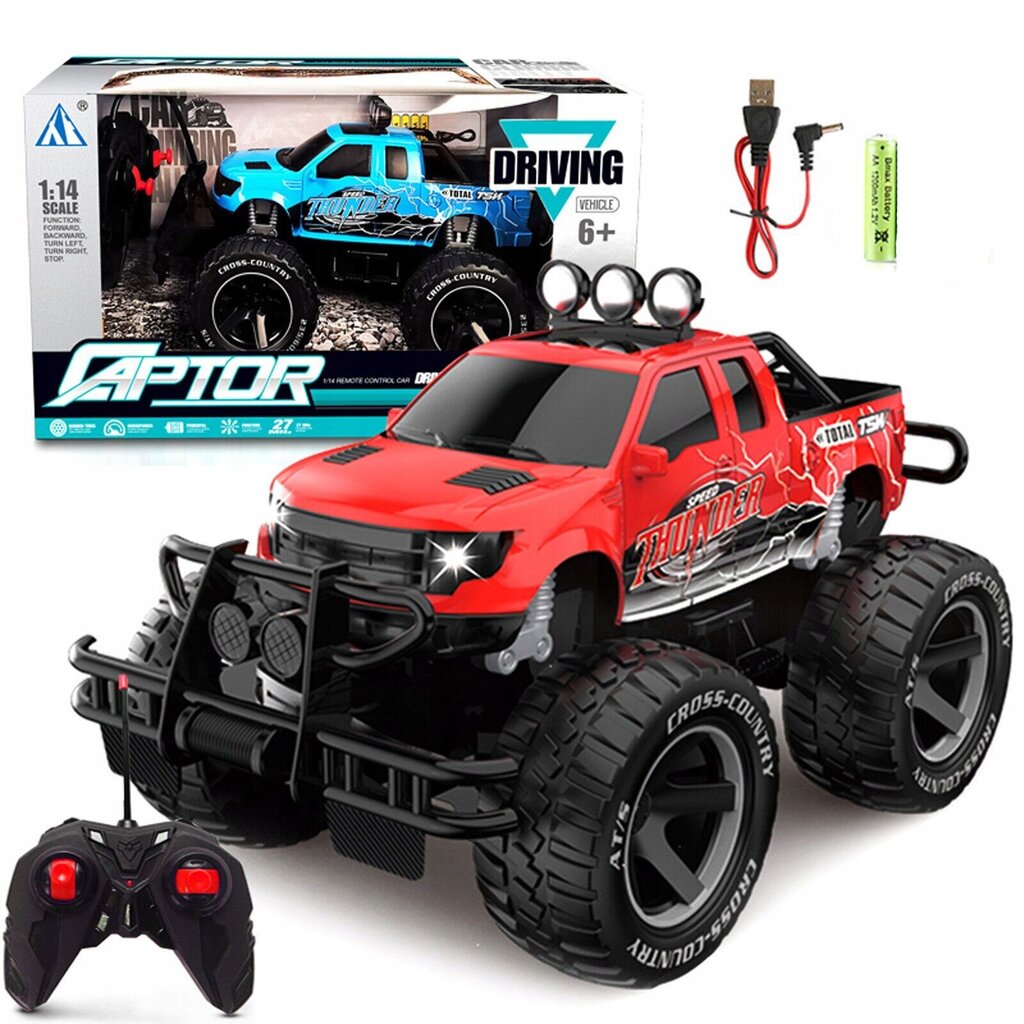 RC auto Monster Truck, 1:14 цена и информация | Poiste mänguasjad | kaup24.ee