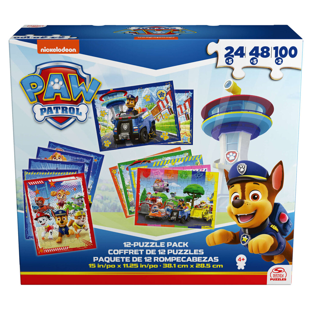 Puzzle komplekt Paw Patrol, 12 puslet цена и информация | Pusled | kaup24.ee