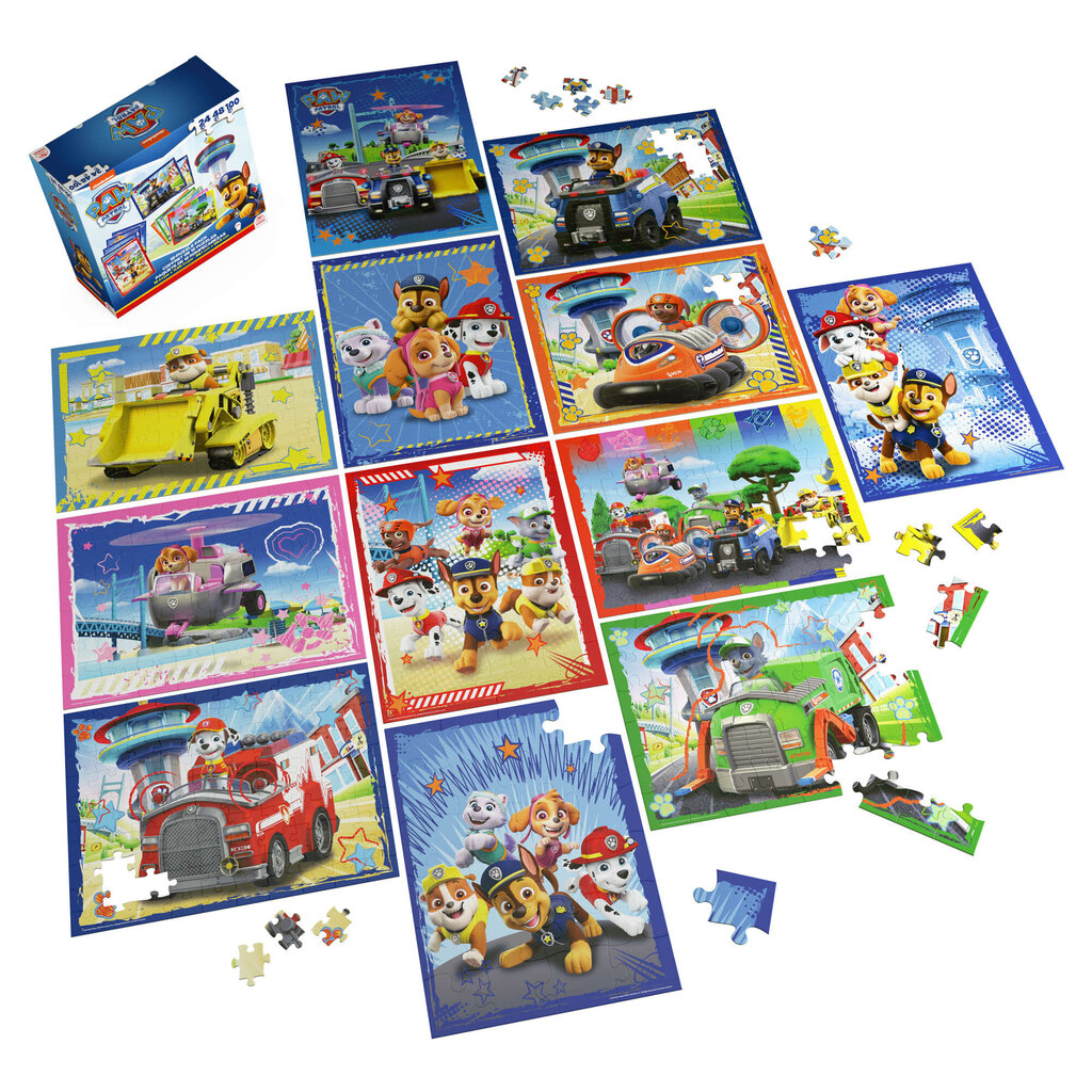 Puzzle komplekt Paw Patrol, 12 puslet цена и информация | Pusled | kaup24.ee