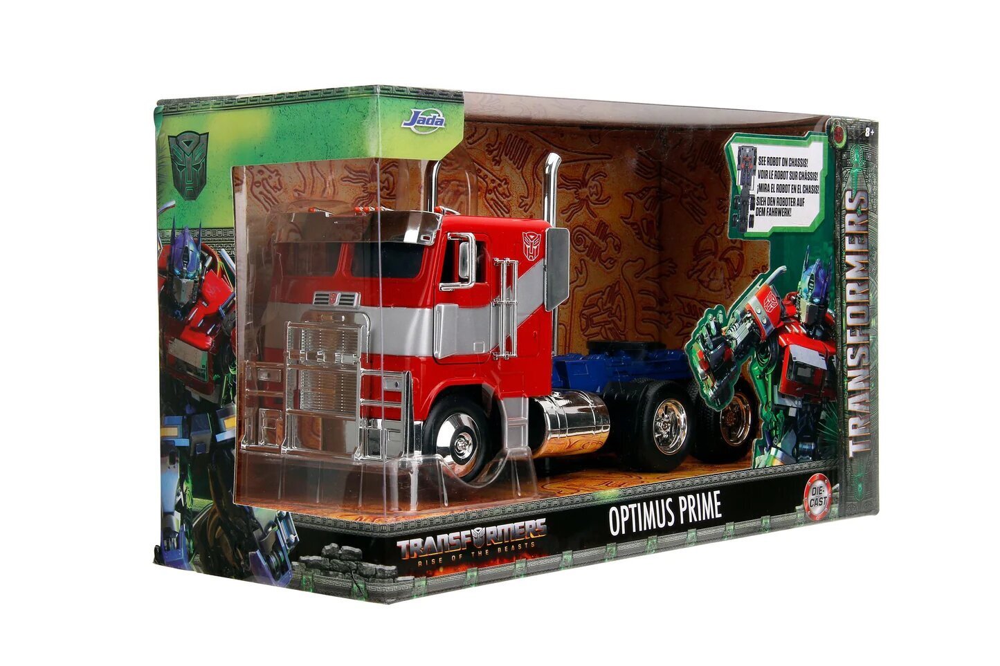 Transformers veoauto Jada Toys Optimus Prime hind ja info | Poiste mänguasjad | kaup24.ee