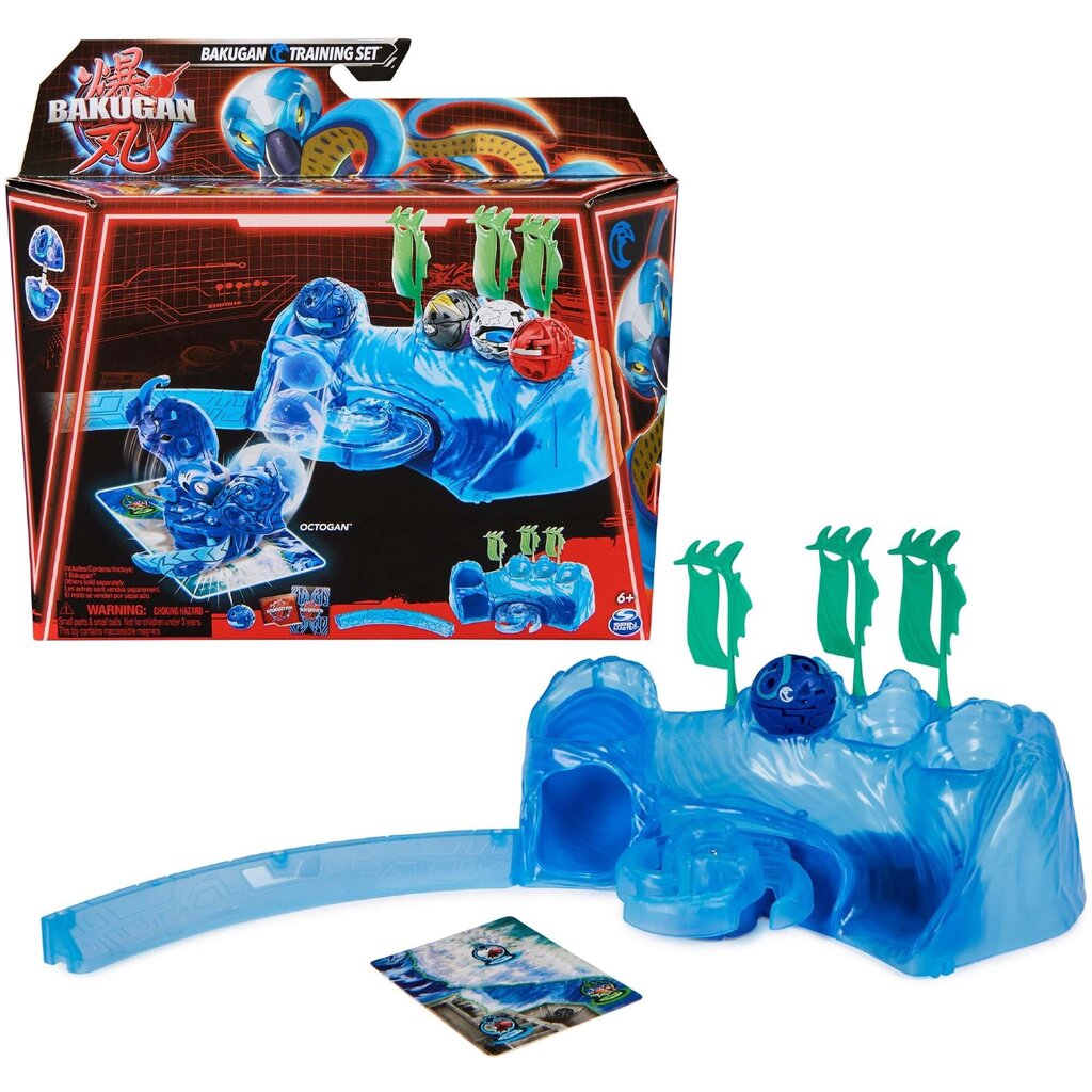 komplekt Bakugan treening + Octogan Aquatic Clan figuur Sinine strateegiamäng цена и информация | Poiste mänguasjad | kaup24.ee