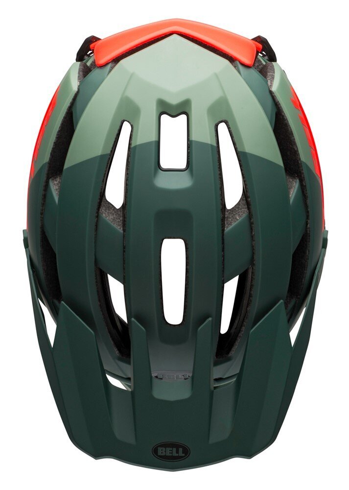 Terve näo kiiver Bell Super AIR R MIPS Spherical matt roheline/punane, S (52-56 cm) hind ja info | Kiivrid | kaup24.ee
