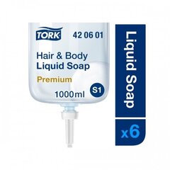 Vedelseep Tork Premium Hair & Body 1l, 420601 hind ja info | Tork Kosmeetika, parfüümid | kaup24.ee