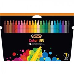 Viltpliiatsid Bic Felt Pens Color Up 499317, 24 värvi цена и информация | Принадлежности для рисования, лепки | kaup24.ee