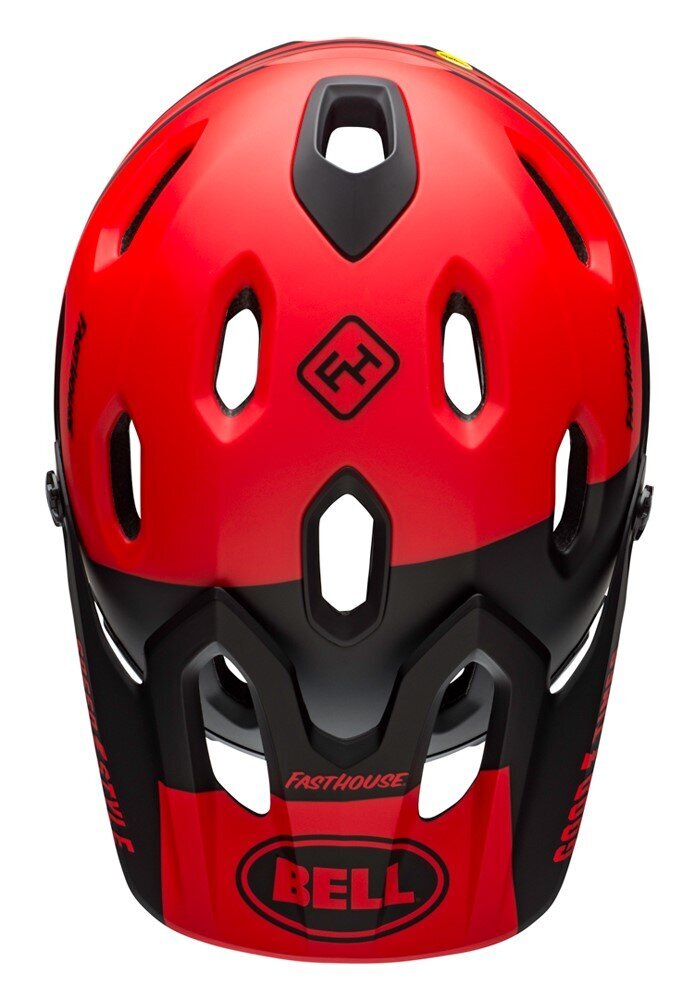 Jalgrattakiiver Bell Super Spherical, punane/must hind ja info | Kiivrid | kaup24.ee