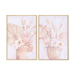 Картина DKD Home Decor 60 x 3,5 x 90 cм, ваза для цветов, скандинавская, 2 штуки цена и информация | Настенные деревянные декорации | kaup24.ee