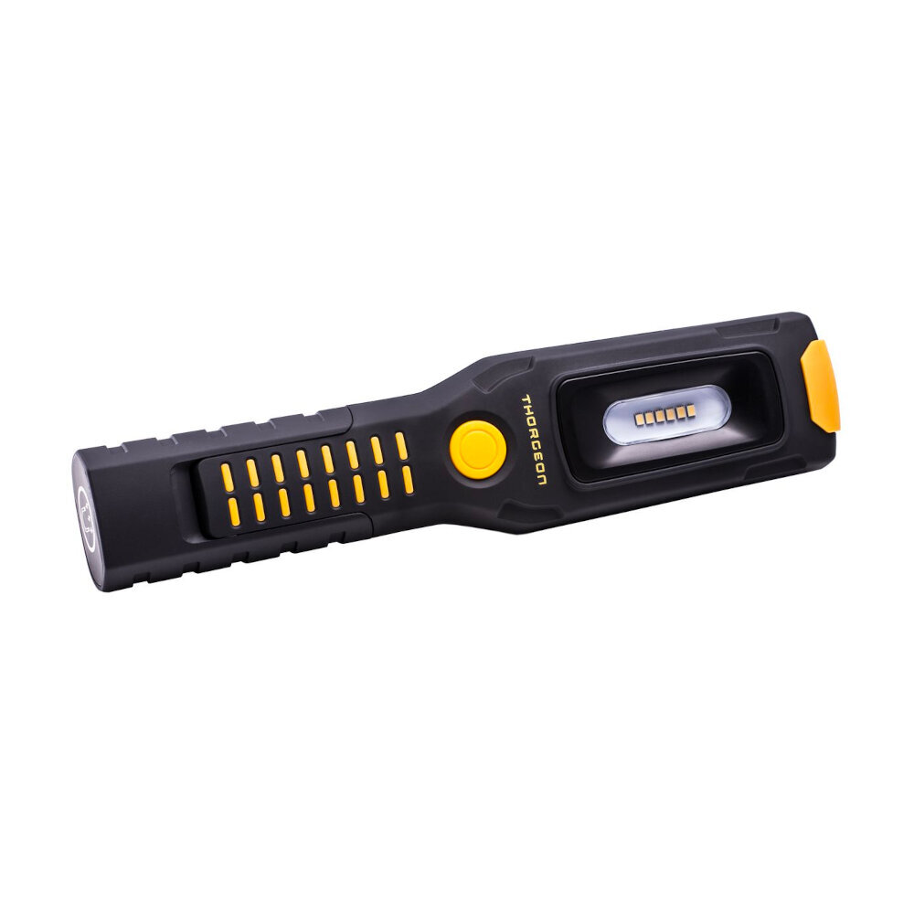 LED Taskulamp 6x0,5W 300Lm (main LED) 1W 100Lm (torch LED) (273x64x42mm) Thorgeon цена и информация | Taskulambid, prožektorid | kaup24.ee