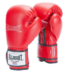 Классические боксерские перчатки Allright, 12 унций, красные цена и информация | Боевые искусства | kaup24.ee