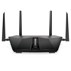 Роутер Netgear RAX50-100EUS 5400 Mbps Чёрный цена и информация | Маршрутизаторы (роутеры) | kaup24.ee