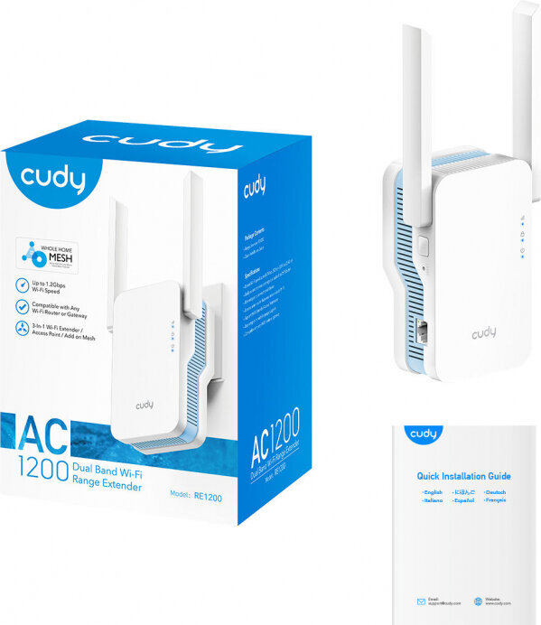 Wi-Fi Cudy AC1200 hind ja info | Ruuterid | kaup24.ee