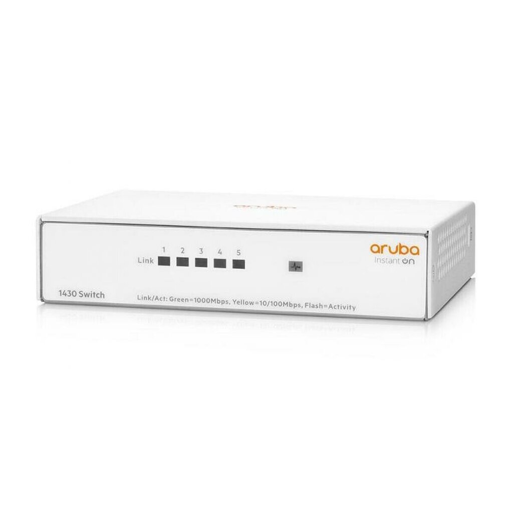 Hewlett Packard Enterprise Aruba Instant On 1430 5x1GbE R8R44A цена и информация | Lülitid (Switch) | kaup24.ee