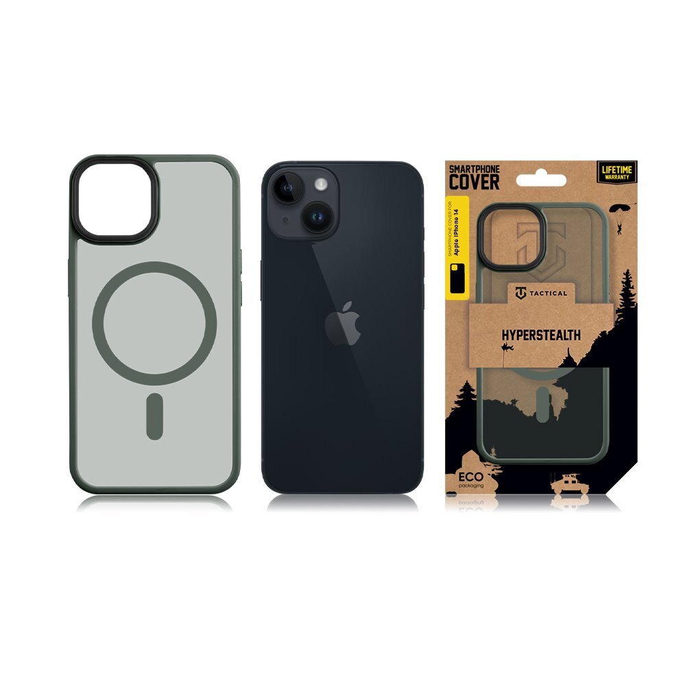 Tactical MagForce Hyperstealth iPhone 14 Forest Green цена и информация | Telefoni kaaned, ümbrised | kaup24.ee