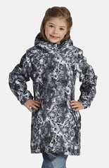 Huppa tüdrukute soojustatud kevad-sügis parka JANELLE 1, 140g, must-kirju цена и информация | Куртки, пальто для девочек | kaup24.ee