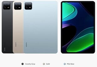 Xiaomi Pad 6 Gravity Gray VHU4362EU цена и информация | Планшеты | kaup24.ee