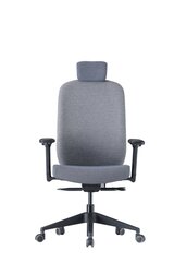 Up Up Athene эргономичное офисное кресло чёрное, серая + серая ткань цена и информация | Офисные кресла | kaup24.ee